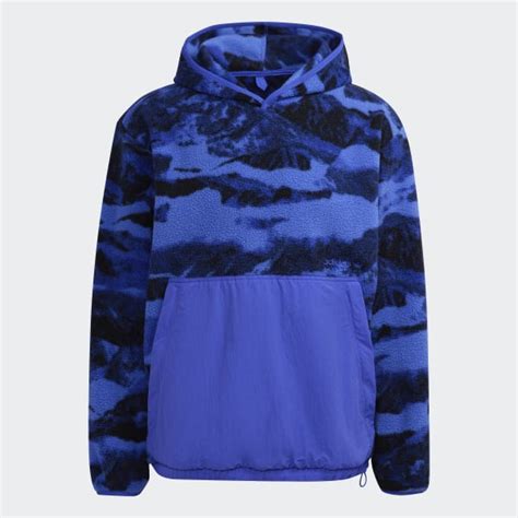 adidas all over print hoodie|adidas adventure polar fleece hoodie.